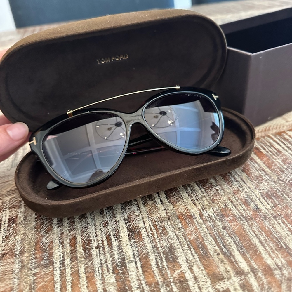 Tom Ford Black and Gold Sunglasses